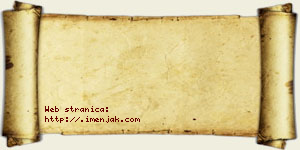 Jagodinka Bulatović vizit kartica